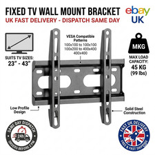 Wall bracket mount tilt - tv, for