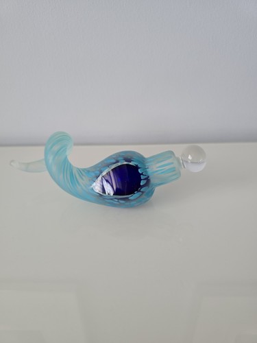 Hand blown glass twist - glass,