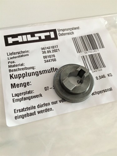 Coupling sleeve clutch - coupling, on