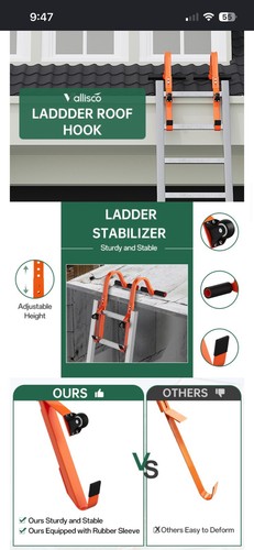 Vallisco ladder roof hook - vallisco,
