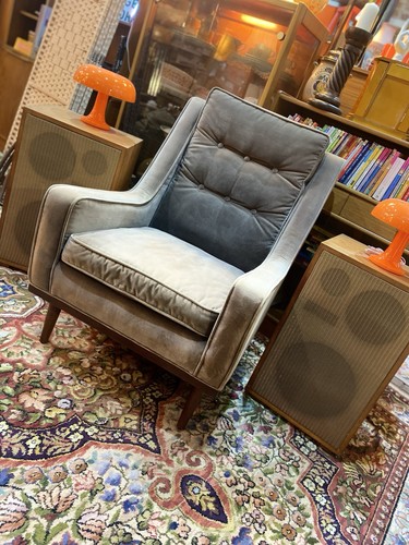 Mid century velvet tub - century,