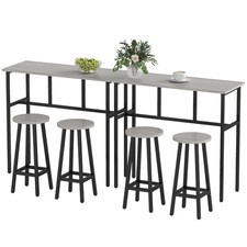 HOMCOM 6-Piece Industrial Bar