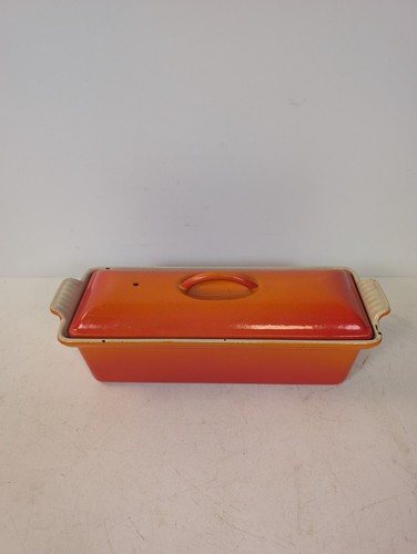 Creuset pate terrine orange - le,