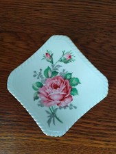 Floral Bone China Rose Pin