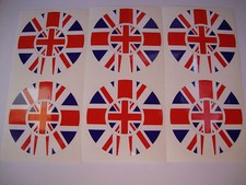 16  CROWN GREEN BOWLS  STICKERS  UNION JACK 8 FINGER + 8 THUMB LAWN BOWLS 