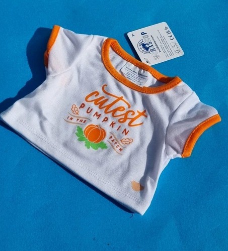 Build bear pumpkin shirt - a,