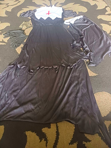 Ladies halloween nun costume - ladies,