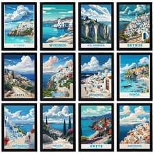 Vintage Travel Holiday Greece