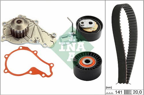 Water pump timing belt - water, &
