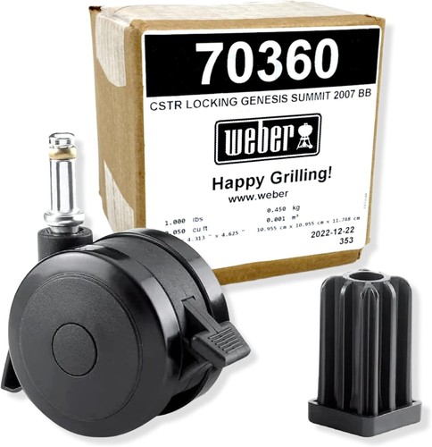 Weber 70360 locking caster - 70360,
