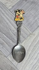 Walt Disney World Rare Collector spoon, Silver Plated Minnie and Mickey Mouse