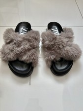 Zara Beautiful Grey Faux Fur