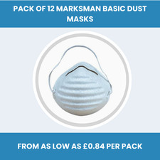 12-Pack Marksman Disposable Dust Masks