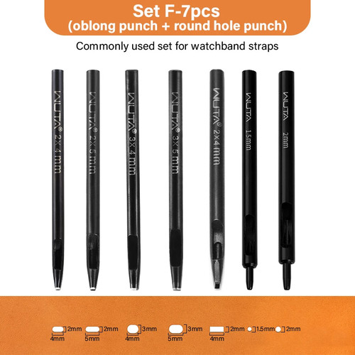 Pcs oblong punch - 3-7,