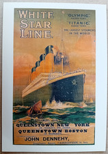 MODERN POSTCARD Titanic Poster