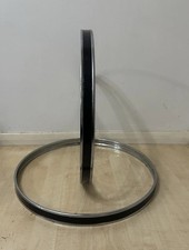 22” BASS DRUM HOOPS BLACK PAIR METAL SUIT DRUM KIT