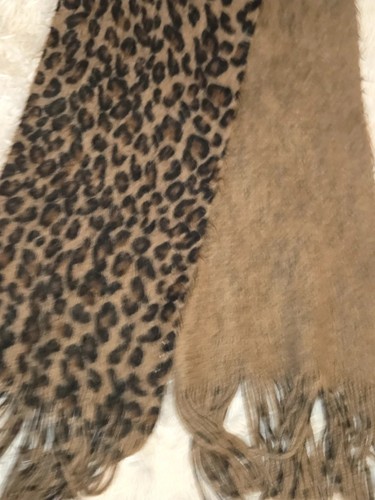 Womens leopard print scarf - print,