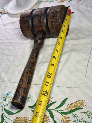 Antique hand carved wooden - hand,