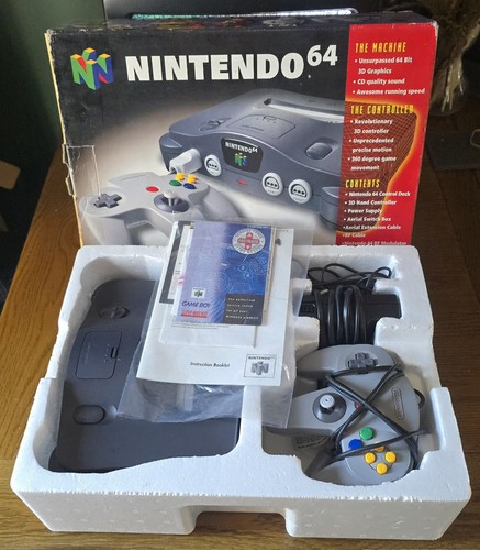 N64 boxed console - boxed, cib