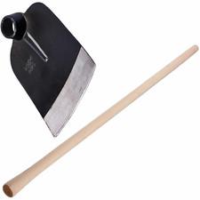 Traditional Wooden Digging Hoe