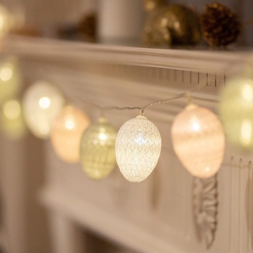 Led easter egg fairy string - 10,