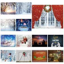 Christmas Backdrop Winter Snow