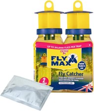 Zero STV336 Fly Catcher Super Effective Refillable Insect Attractant Pack of 2