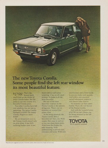 1970 toyota corolla sedan - toyota,