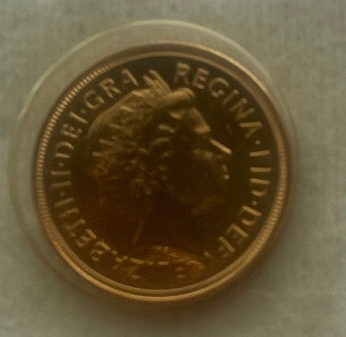 Gold sovereign elizabeth - gold,