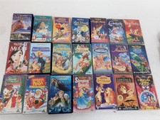 Classic Disney VHS Bundle Lot - 22 Classic Animated Films - Family Kids Movies