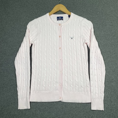Gant cardigan pale pink cable - pale,