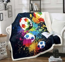 Sport Fleece Throw Blanket for