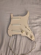 Squier Strat Pickguard Fully loaded White