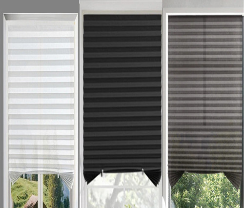 Self adhesive pleated blinds - adhesive,