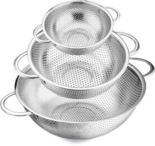 Set of 3 Stainless Steel
