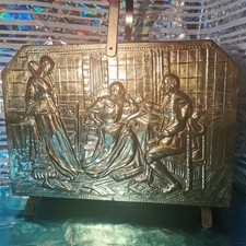 Lombard Vintage Brass Relief