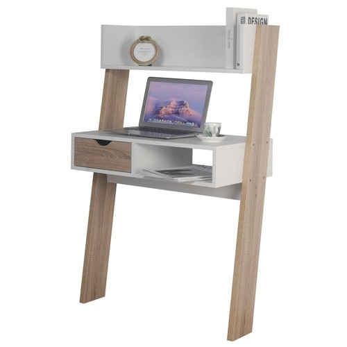 Oak white ladder desk 1 - &,