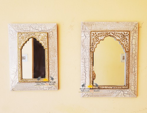 Wooden mirror frame - mirror, with