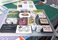 Wow Fine Glitters and Embossing Powders & Distress Inks  & Colorbox 