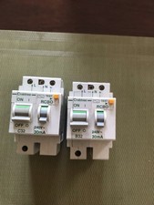 2 Crabtree Polestar RCBO Units