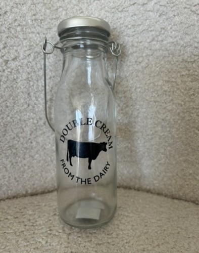 Parlane glass milk bottle - parlane,