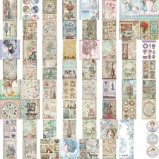 CLEARANCE Stamperia Mixed Media Rice Papers A4 60 Assorted Designs See List New