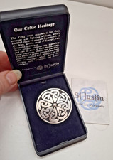 St Justin Pewter Celtic