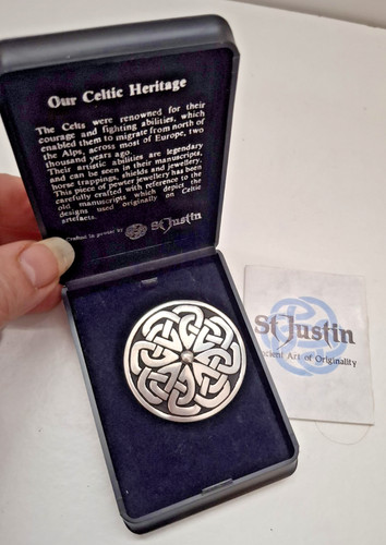 Justin pewter celtic - st,