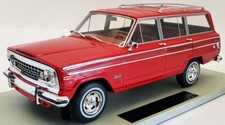 LS Collectibles 1/18 Scale Model Car LS037H - 1979 Jeep Grand Wagoneer - Red