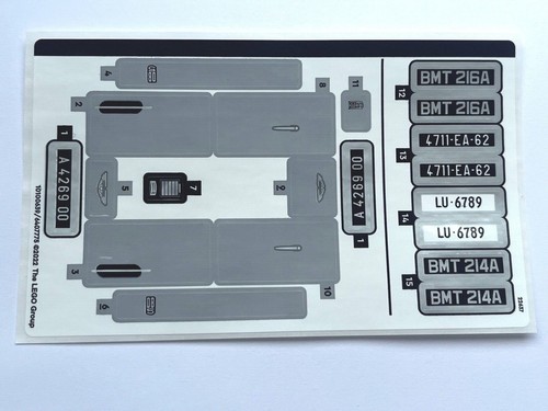 Lego sticker set from - set,