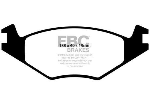 Ebc ultimax front - ebc, brake