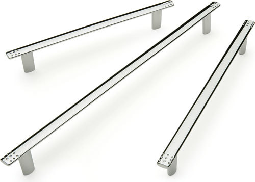 Dimpled polished chrome - polished,