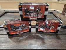 3Lot Maisto Harley-Davidson