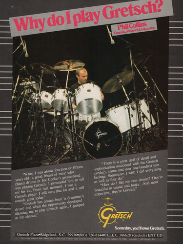 1985 print gretsch drum - ad,